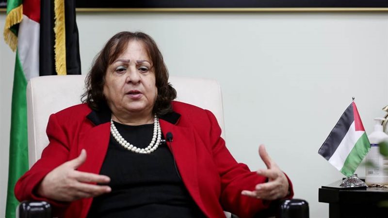وزيرة الصحة الفلسطينية