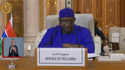 رئيس جامبيا يؤكد دعم بلاده للفلسطينيين ويدعو لوقف شامل لإطلاق النار في غزة