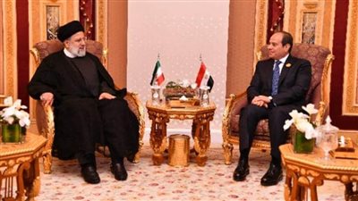 الرئيس السيسي ورئيس إيران يبحثان جهود وقف إطلاق النار وإيصال المساعدات إلى غزة