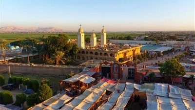 انطلاق فعاليات احتفالات دير مارجرجس بالرزيقات بالبر الغربي بالأقصر