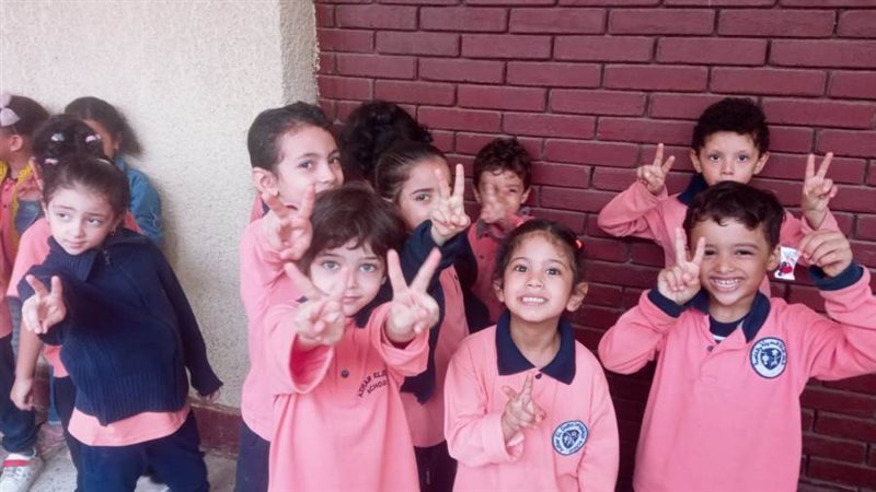 طلاب الحضانة في مسابقة