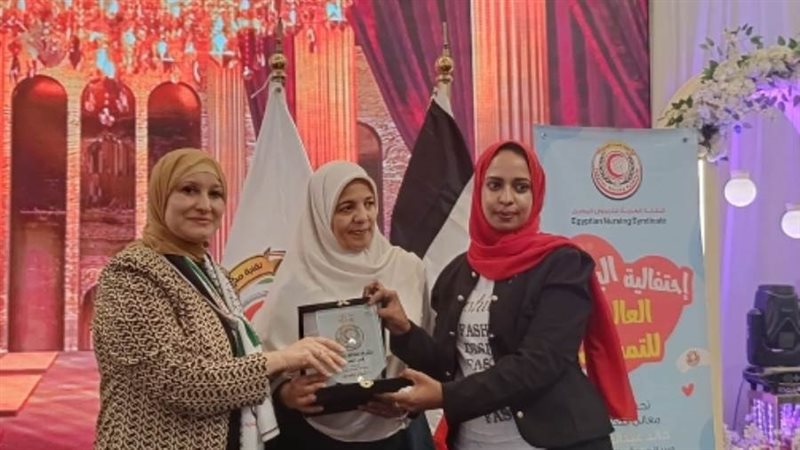 خلال احتفالية التمريض