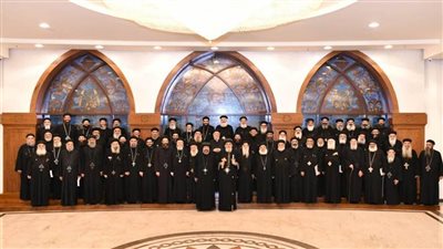 البابا تواضروس يستقبل كهنة قطاع شبرا الجنوبية