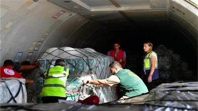 وصول الطائرة الإغاثية السعودية السادسة لإغاثة الشعب الفلسطيني في قطاع غزة