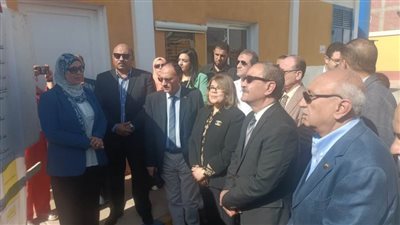 رئيس مياه القناة ومحافظ الإسماعيلية يفتتحان محطة رفع صرف صحي قرية الحجاز الفرعية