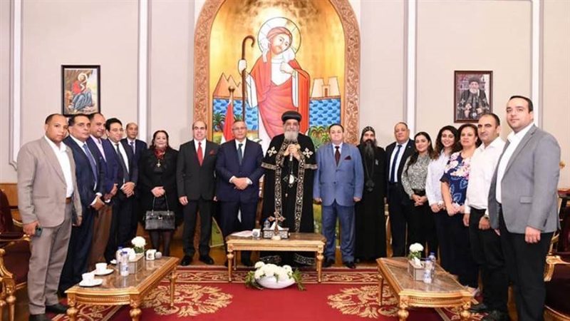 البابا تواضروس يستقبل