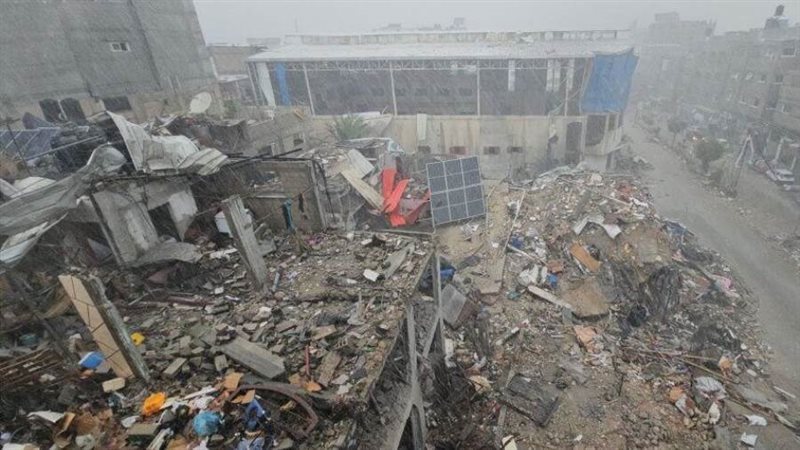 تساقط الامطار على