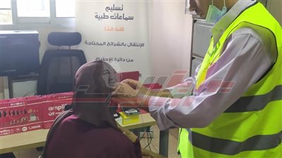 تسليم سماعات طبية بقرى ونجوع كفر الشيخ