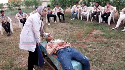 دورة تدريبية في الإسعافات الأولية للجوالة بمراكز شباب فوه