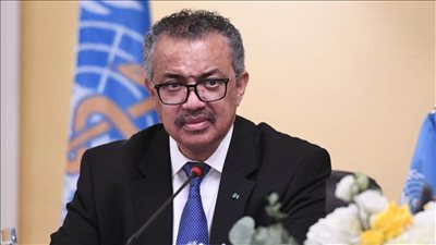 رئيس منظمة الصحة العالمية يعرب عن 