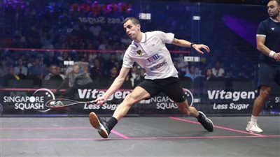 الدجلاوي علي فرج يصعد لنصف نهائي بطولة سنغافورة للإسكواش