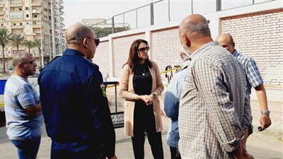 إصلاح خط الطرد الرئيسى وكسح مياه الأمطار برشيد