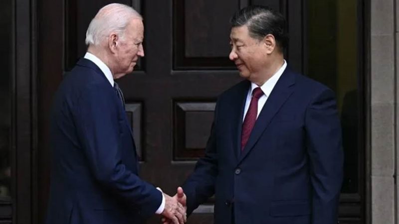 اجتماع بايدن وشي