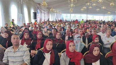 مؤتمر جماهيري حاشد لحزب مستقبل وطن بكفر الشيخ لدعم الرئيس السيسي