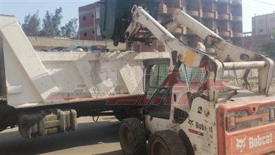رفع 130 طن قمامة بمدينة قلين والقرى التابعة لها بكفر الشيخ