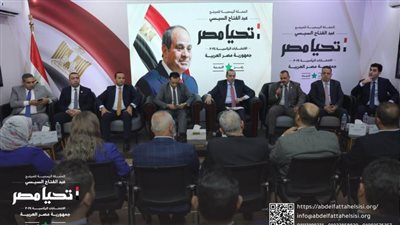 حملة المرشح الرئاسي عبدالفتاح السيسي تستقبل وفداً من نقابة العاملين بالمرافق العامة