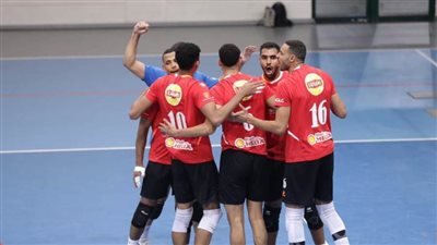 طائرة رجال الأهلي يواجهون بتروجت بالدوري 