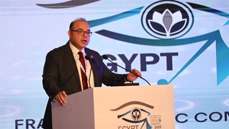 محمد فريد خلال إلقاء