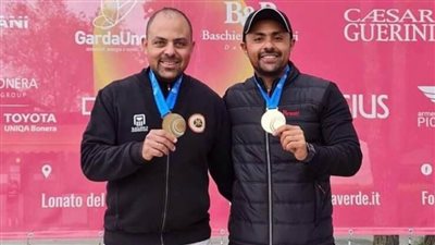 تأهل عزمي وعبد العزيز محيلبة لنهائي بطولة نهائي كأس العالم للرماية بقطر