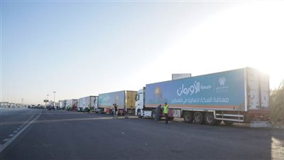 التحالف الوطني للعمل الأهلي التنموي يطلق قافلة مساعدات لقطاع غزة