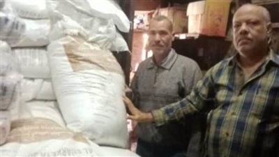 تموين الشرقية يضبط 5 أطنان و200 كيلوجرام سكر مجهول المصدر