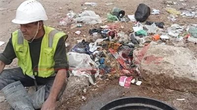 إعادة تأهيل الصرف الصحي استعدادًا لفصل الشتاء ببلطيم في كفر الشيخ