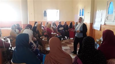استمرار أعمال الدورات التدريبية لتمكين سيدات قرى مبادرة حياة كريمة بالبحيرة