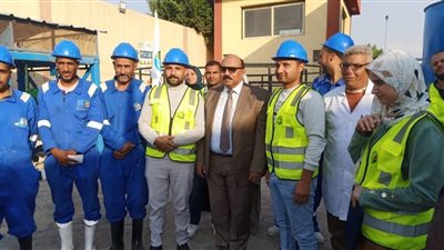 رئيس مياه القناة الانتهاء من توصيل شبكات المياه والصرف لمستشفى القنطرة شرق