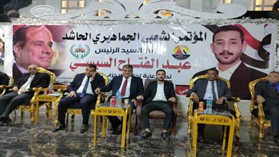 تحالف الأحزاب المصرية ينظم مؤتمرا جماهيريًا بالعريش لدعم الرئيس