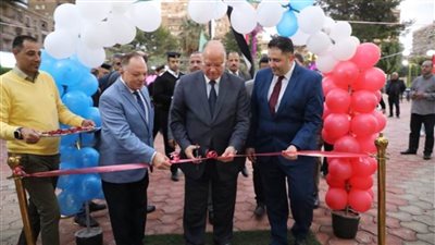 محافظ القاهرة يفتتح حديقة ابن سندر بحي الزيتون لتحسين جودة الهواء