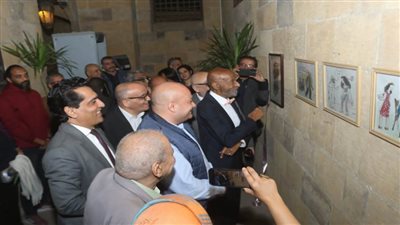 كاريكاتير حاكم بمعرض السناري 