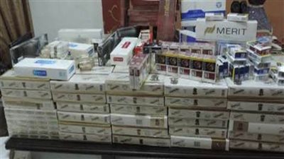 ضبط ٥٠٠ علبة سجائر دون فواتير بالإسماعيلية