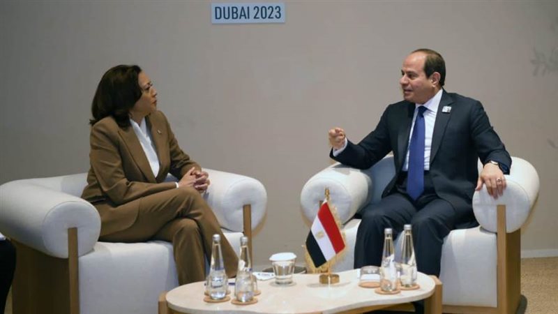 السيسي وهاريس يؤكدان