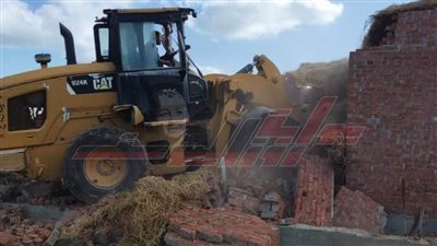 إزالة 12 حالة تعدٍّ على الأراضي الزراعية ببيلا في كفر الشيخ