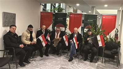 عاجل..توافد كبير للجالية المصرية بالقنصلية المصرية في جنيف