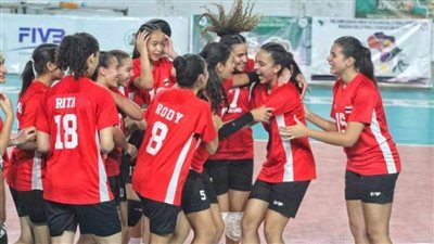 منتخب ناشئات الطائرة يواجه الكاميرون بالبطولة الإفريقية