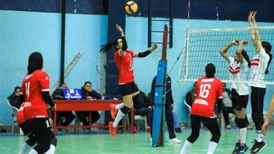 الأهلي يلاقي الصيد والزمالك يواجه المقاولون اليوم بدوري سيدات الطائرة