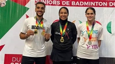4 ميداليات حصيلة مشاركة الفراعنة ببطولة جنوب أفريقيا للريشة الطائرة