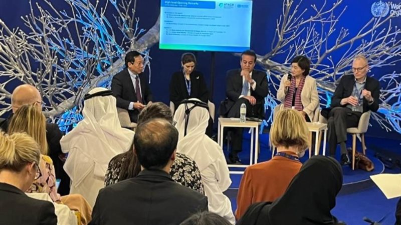 وزير الصحة خلال المؤتمر