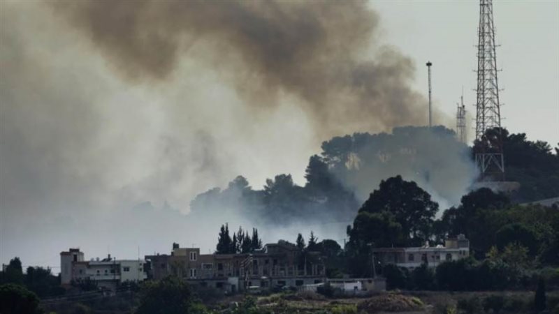 تصاعد النيران في