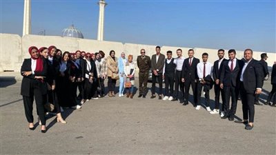 طلاب جامعة بني سويف في المعرض الدولي للصناعات الدفاعية 