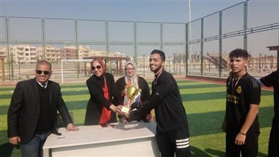 التمريض بطل دوري بني سويف الأهلية لكرة القدم الخماسي 