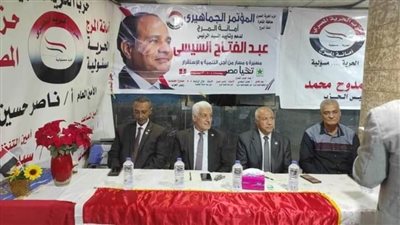 حزب الحرية المصري يواصل فاعلياته لدعم المرشح عبد الفتاح السيسي