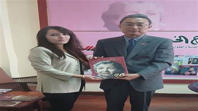 قنصل عام الصين بالإسكندرية يزور مكتب روزاليوسف لتقديم الشكر 