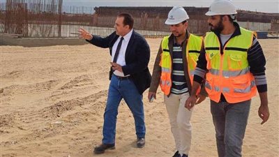 متابعة تنفيذ مشروعات محطات المعالجة في قرى 