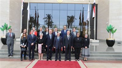 وزيـر العدل يستقبل رئيسي المحكمتين الدستوريتين المصرية والمـجرية 