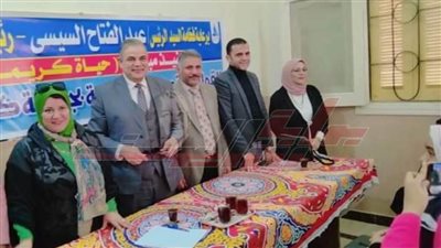 جولة تفقدية للقافلة الطبية التي أطلقتها جامعة كفر الشيخ ضمن 