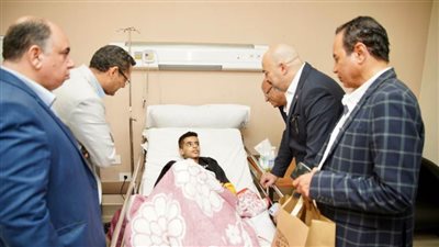 نقابة الصحفيين تتفقد أوضاع الأطفال الذين نقلوا من قطاع غزة إلى مصر