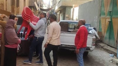 المنيا.. 121 محضر مخالفة في حملة لرفع الإشغالات بمركزي بنى مزار وسمالوط