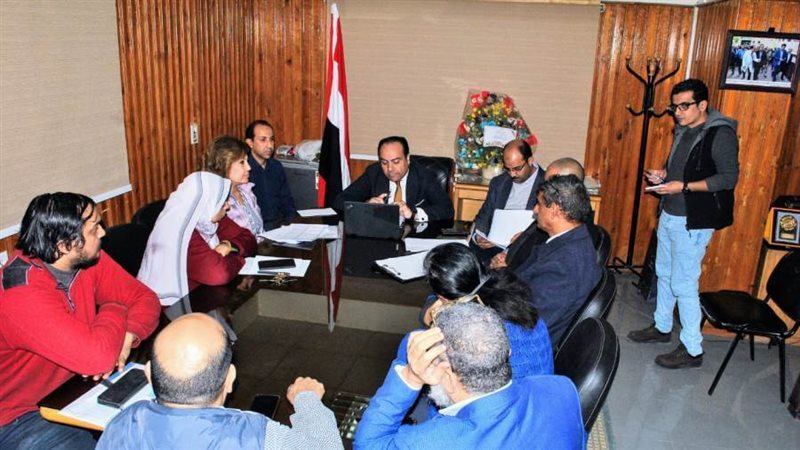 وكيل صحة سوهاج يترأس